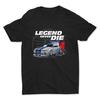 Футболка Nissan Skyline GTR R34 Legend Never Die | Футболка для автолюбителя,