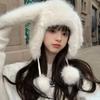 Plush Hat Ear Protection Plush Hat Cute Overhead Cap  Autumn and Winter