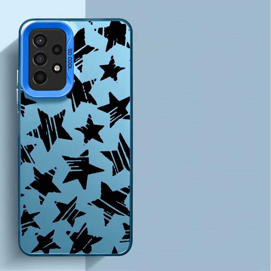 Пятиконечная звезда Чехол для телефона для Samsung Galaxy A14 A13 A15 A23 4G A34 A33 A53 A24 A54 A35 A55 5G A11 A12 Capa Чехол