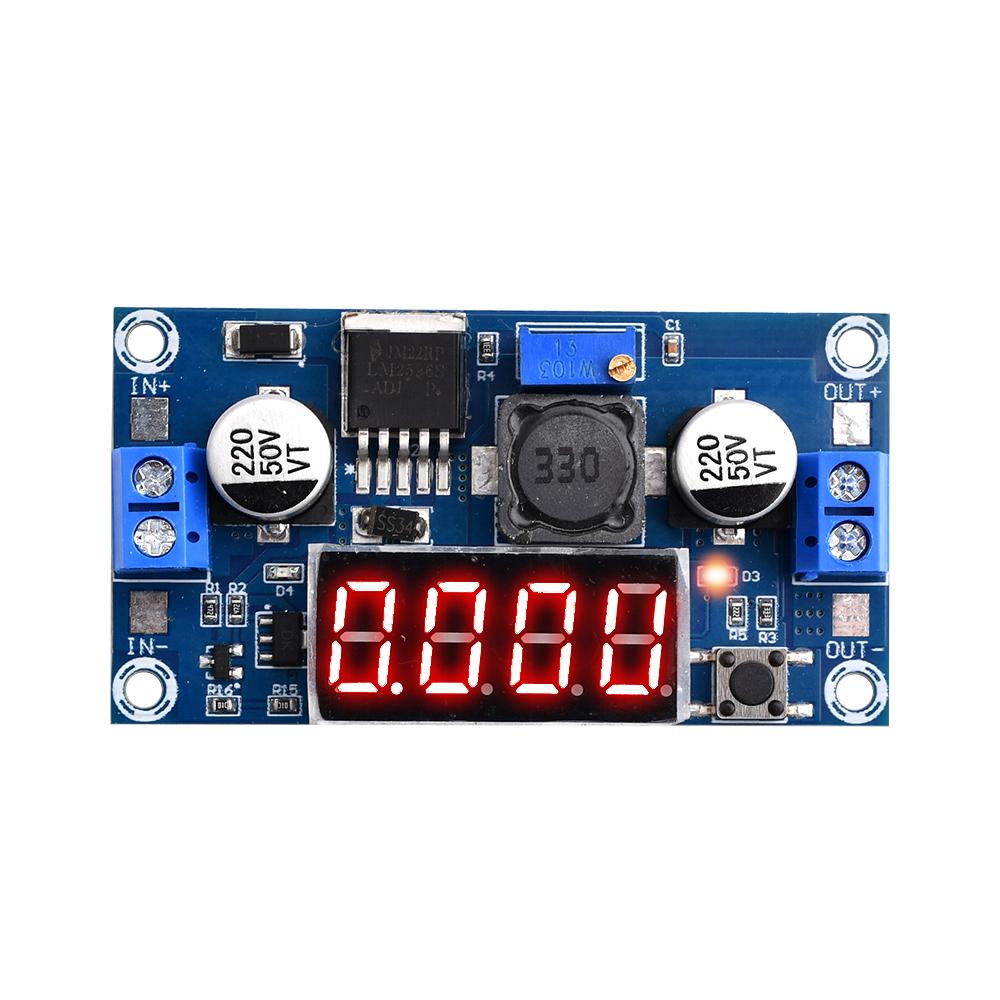 LM2596D DC-DC Регулируемый понижающий модуль питания Стабилизатор напряжения 3A DC 4-40V на DC 2-36V