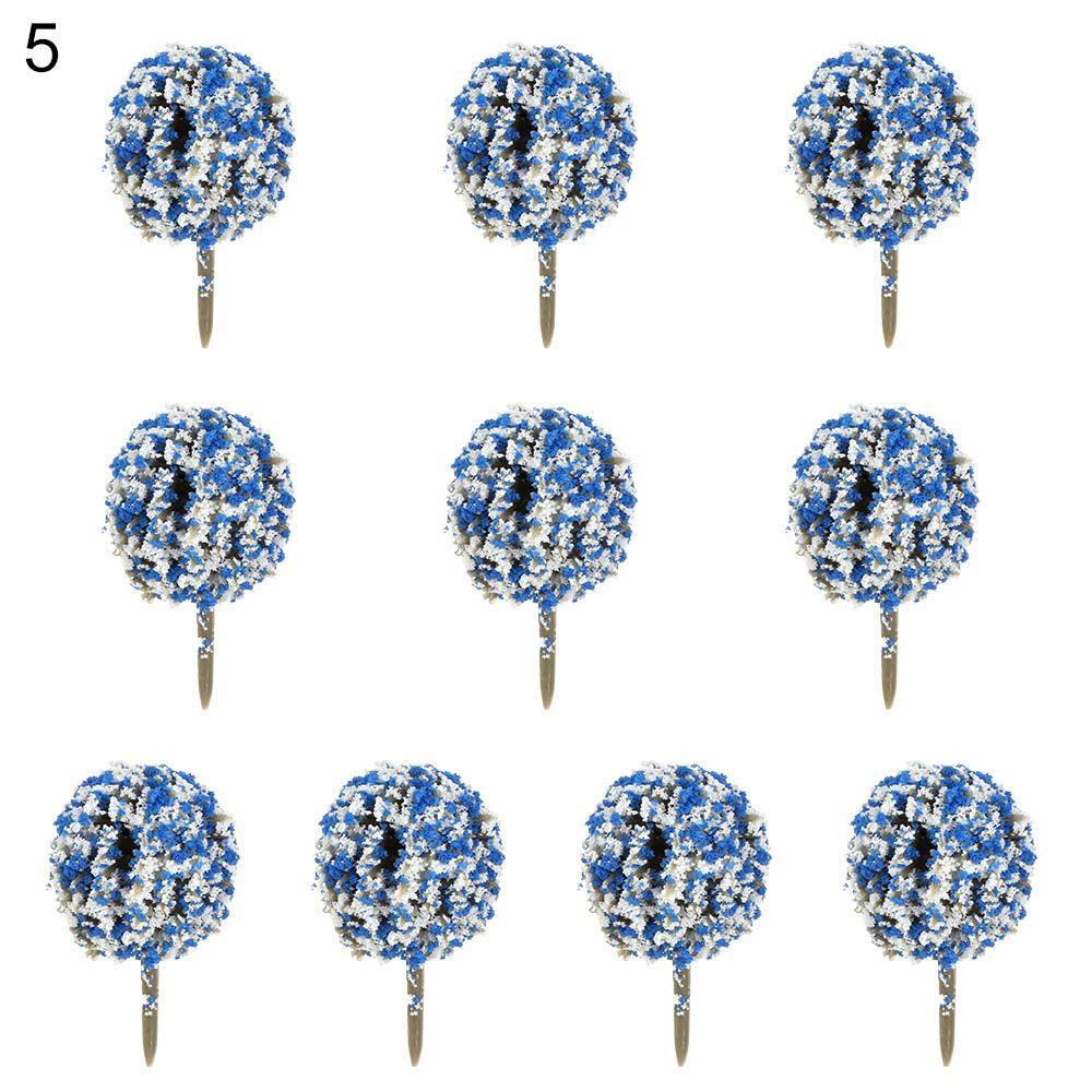 Искусственные пейзажи Деревья Железная дорога Украшение Здание Ландшафтные аксессуары Миниатюрное цветочное дерево