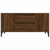 TV Cabinet in Brown Oak Look 102 x 44.5 x 50 cm Engineered Wood