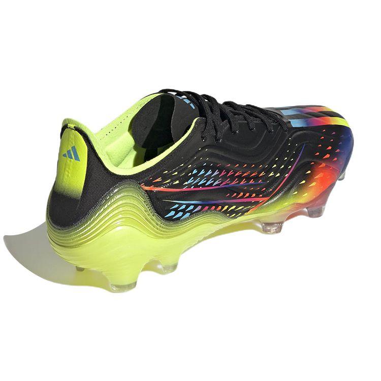 Adidas Пакет Copa Sense.1 FG Al Rihla — черные кроссовки унисекс Core-черный ярко-голубой Team-солнечно-желтый GW3605