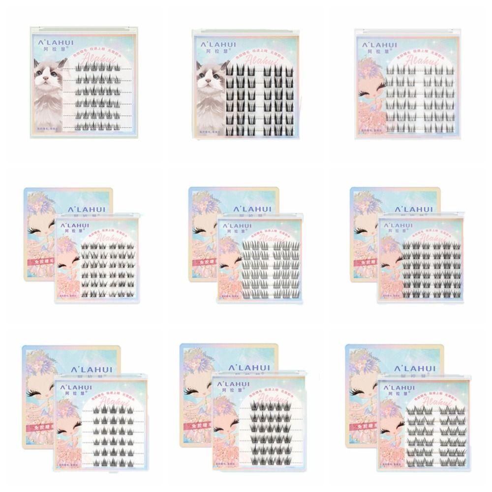 Сладкие клейкие накладные ресницы DIY накладные ресницы кластеры без клея накладные ресницы макияж инструмент