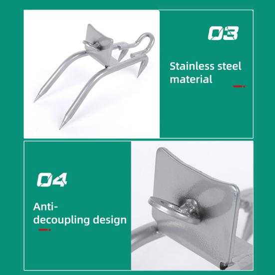 1 комплект шипов для лазания по деревьям, когти кошки для лазания по деревьям, противоскользящая обувь с регулируемыми