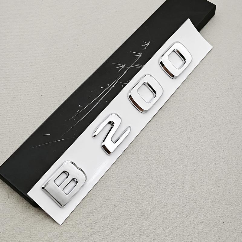 3D ABS A180 A200 B180 B200 Logo Emblem Letters Sticker Car Trunk Badge For Mercedes Benz Auto Accessories BD1