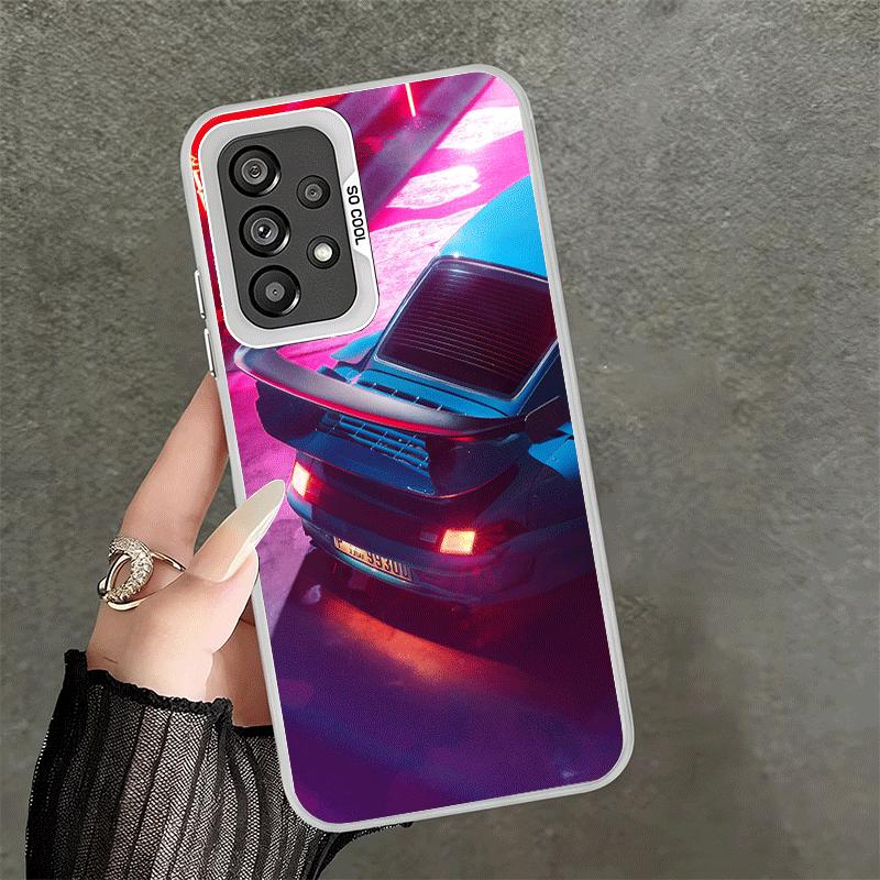 Sports Car RWB Cool Shockproof Phone Case for Samsung A17 A16 A15 A14 A37 A57 A36 A56 A26 A35 A55 A25 A34 A54 A24 A13 A23 A33 A5
