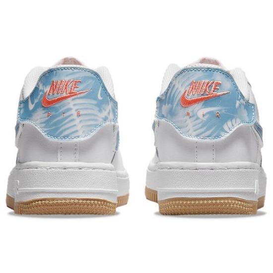 Nike Air Force 1 Low White Bleached Coral Clouds GS - DM1020-100