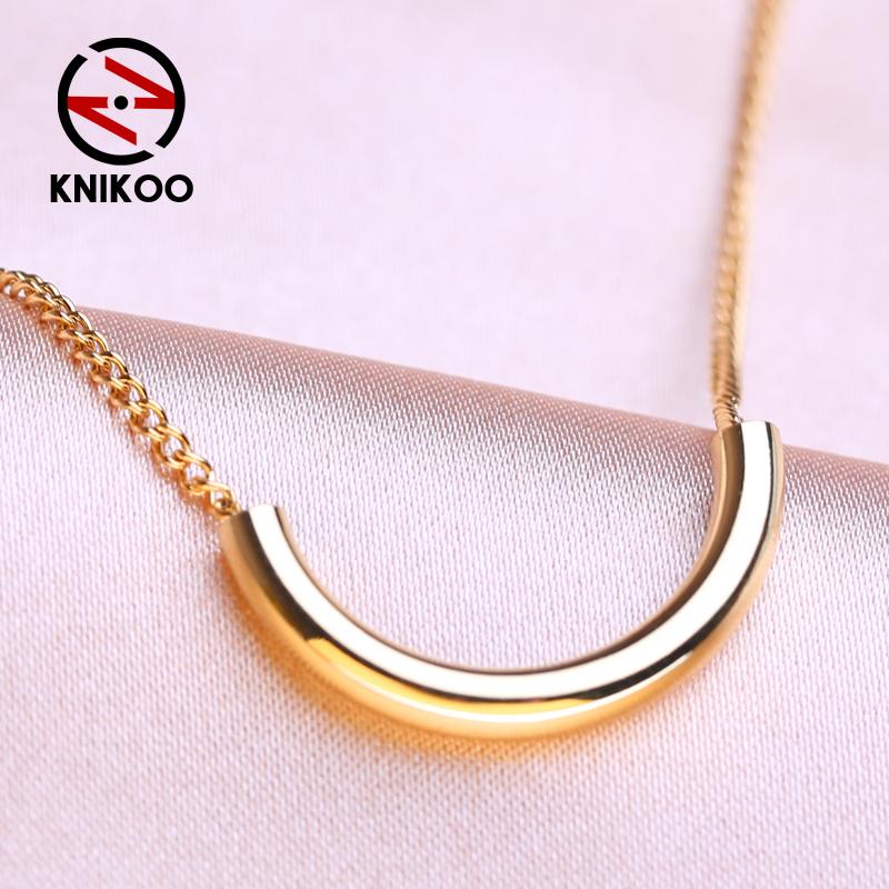 KNIKOO Модное ожерелье, женская подвеска для женщин, ожерелье для девочек, ювелирный подарок
