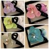 Butterfly Orchid Orchid Hair Clip Pearl Large Shark Clip Fashion Flower Hair Claw  Female