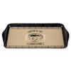[A0221] - "Comptoir Du Café" Melamine Cake Tray, Black Brown - 30. 5x15cm