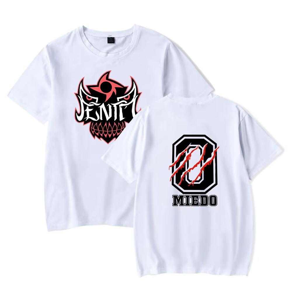 Penta El Zero Miedo Cero Miedo Мерч Футболки Косплей Женские Мужские Мода Круглый Вырез Короткий Рукав Оверсайз Унисекс Харадзюку высокое качество