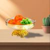 Countertop Fruit Bowl Tray Decorative Storage Holder Basket for Kitchen