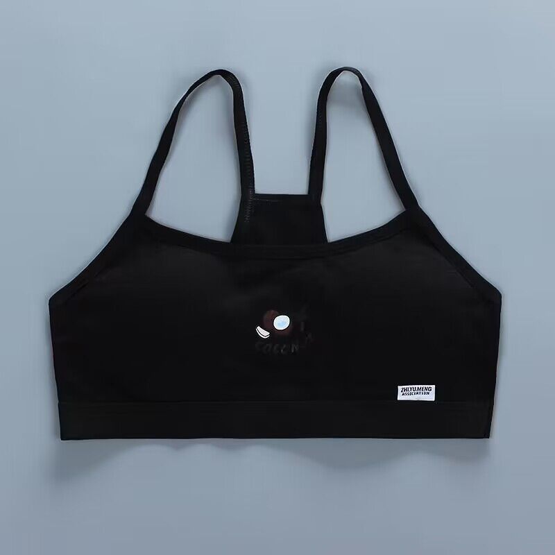 Подростковое нижнее белье для девочек, кружевной беспроводной тренировочный бюстгальтер для девочек 8-14 лет