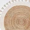 Джутовый круглый ковер ручной работы, натуральный ковер для любого пространства, деревенский декор для любой площади.