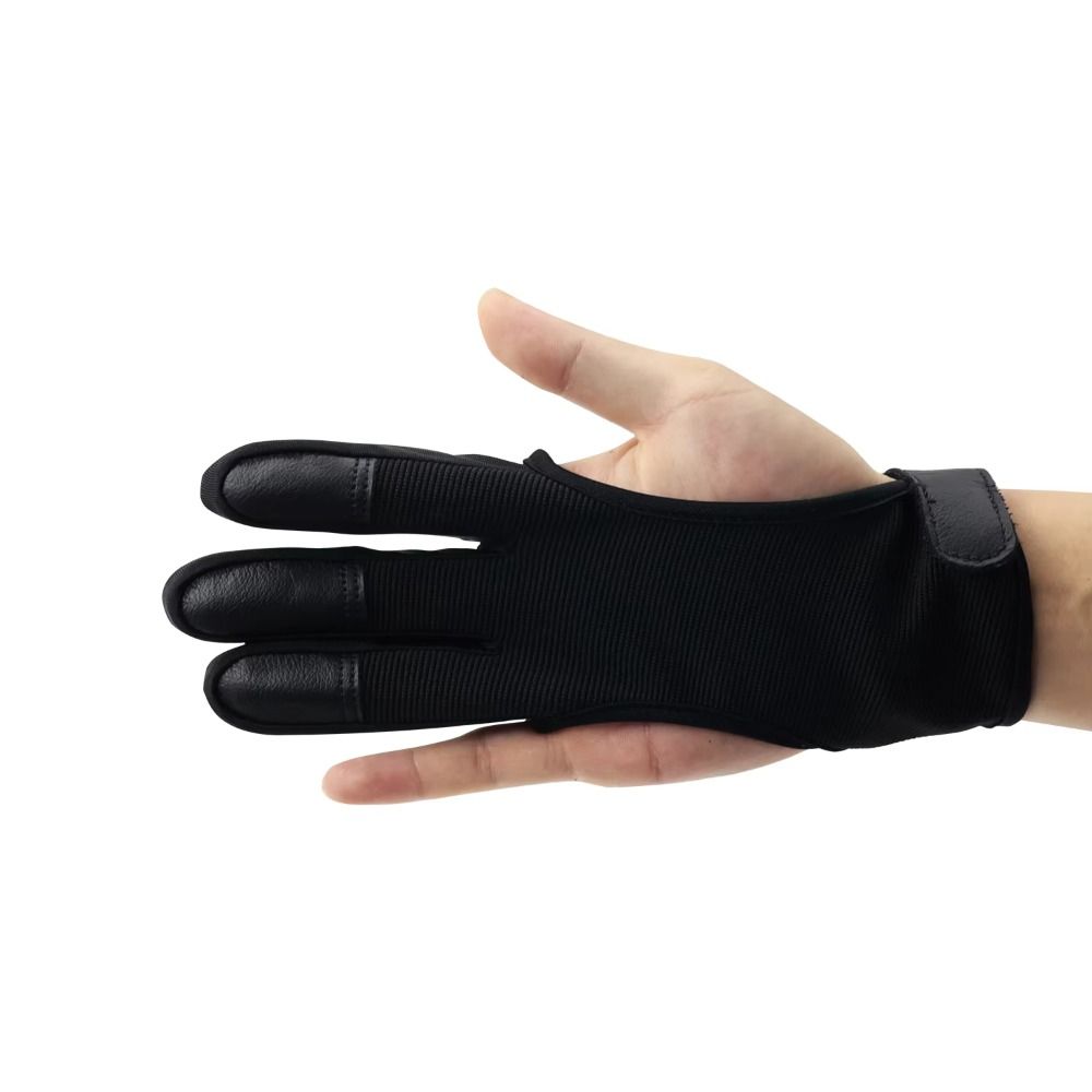 Non-Slip Recurve Bow Gloves Breathable Shooting Protective Gloves Teenagers Use