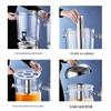 Stainless Steel Buffet Juice Dispenser with Faucet - Large Capacity Cold Drink Machine, Single or Double Head Options