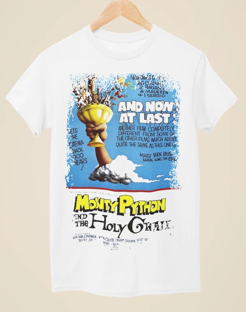 Monty Python The Holy Grail Movie Poster Inspired Unisex White TShirt