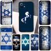 Israel Flag Phone Case For Xiaomi Mi 11T 12 12Pro 9T 10T 11 11I 11X Poco M3 Pro X3 Nfc F3 Redmi 9 8 Black Soft Case