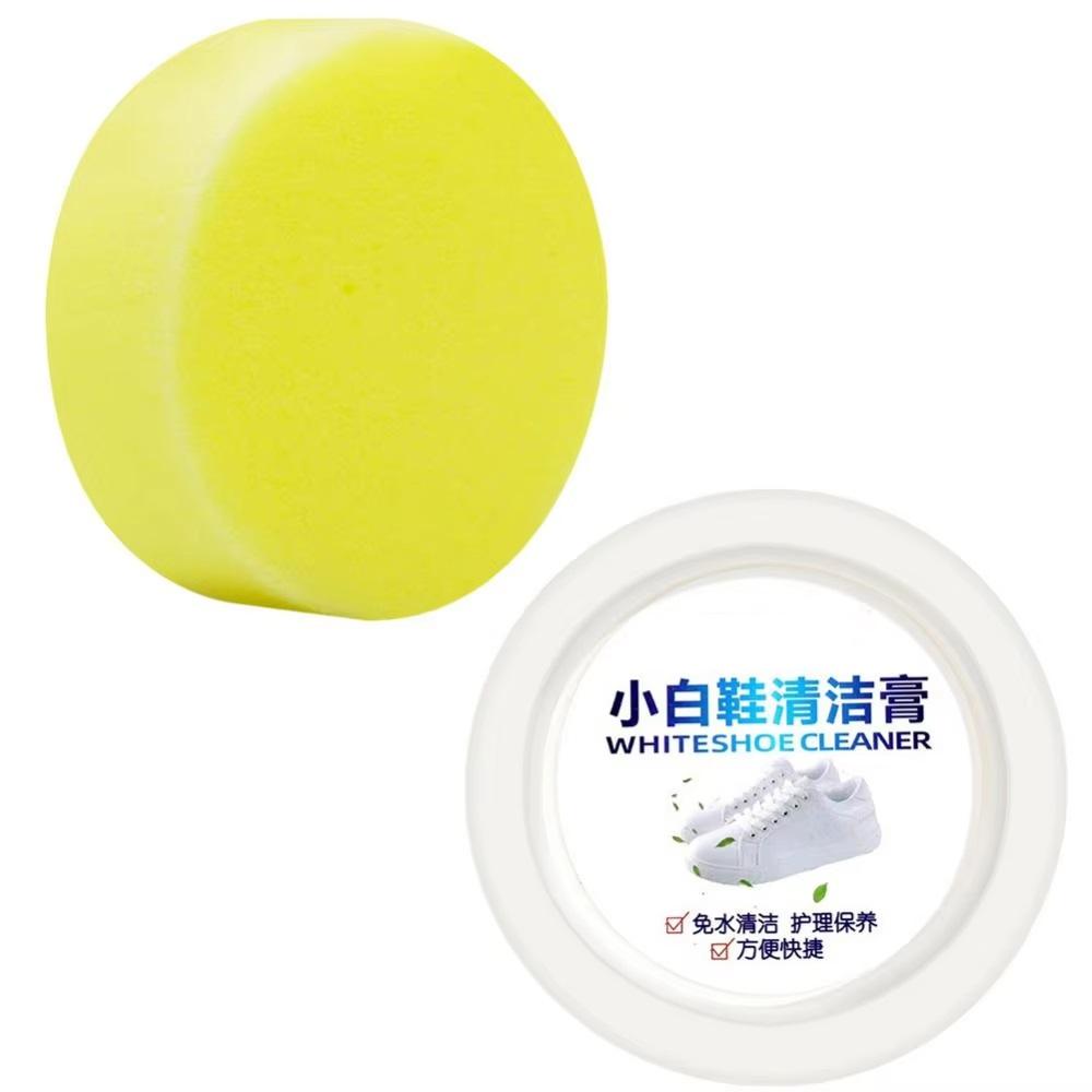 120 г Белый крем для чистки обуви Пятновыводитель Обувь отбеливающий универсальный очищающий крем с протирочной губкой для обуви кроссовки