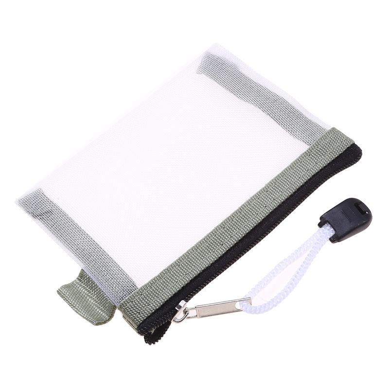 Маленький нейлоновый сетчатый кошелек для монет, сумка для ключей, губной помады, бизнес-держатель для хранения кредитных карт, сумка для денег, наушников, сумка для передачи данных