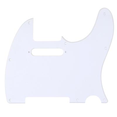 Musiclily Белый пикгард на 8 отверстий TL Telecaster для стандартных электрогитар Fender USA/Mexico Tele, 1 пик