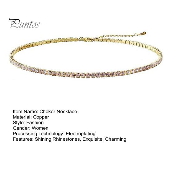 Женское элегантное колье-чокер со стразами, искрящееся регулируемое короткое ожерелье с кубическим цирконием, свадебные украшения, подарок