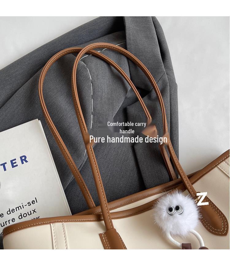 Женская универсальная сумка-тоут большой вместимости - Весенне-летняя сумка через плечо 2025 года для работы и поездок