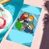 E-Eddsworld-S Полотенце Микрофибра Пляжное Полотенце, Быстросохнущее, Без Песка, Ультратонкое Волокно, Супер Мягкое.