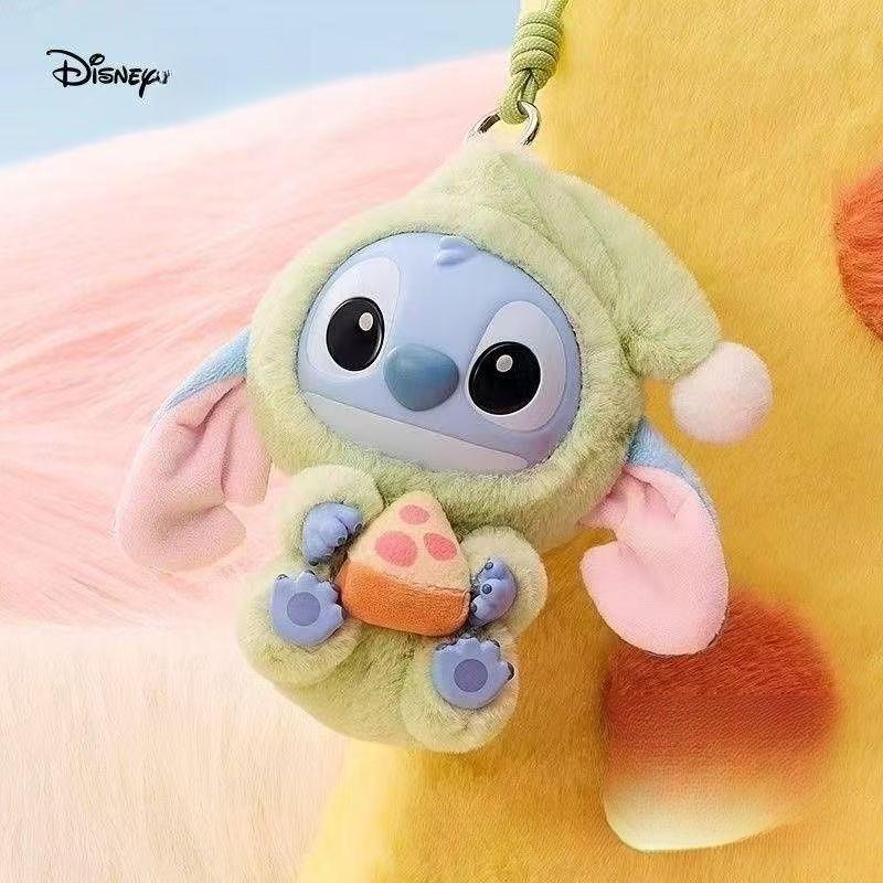 Disney 1 шт. Плюшевая игрушка Стич из слепой коробки Эмалированная кукла Брелок для рюкзака Детская фигурка Украшение