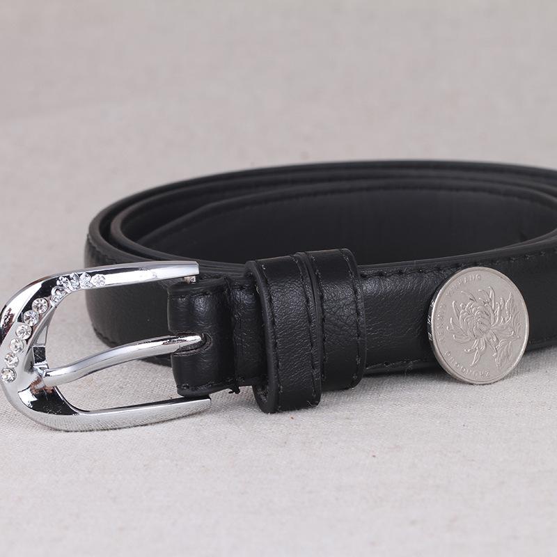 Women Waist Belts Fashion High Quality Trouser Belt Solid Vintage Pin Buckle Ladies Strap PU Leather Trend White Belt