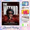 The Weeknd Diamond Painting Kit 5D Full Drill DIY Diamond Mosaic Wall Art Home Decor