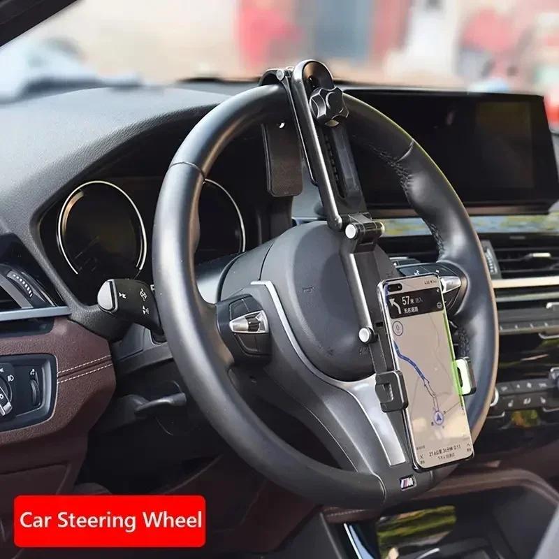 360 Degree Rotatable Universal Car Phone Holder Multifunctional Auto Rearview Mirror Seat Hanging Clip Bracket Cell Phone Holder