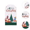 100 шт. Рождественские бирки бумажные веселые подарочные упаковки для рождественских елок