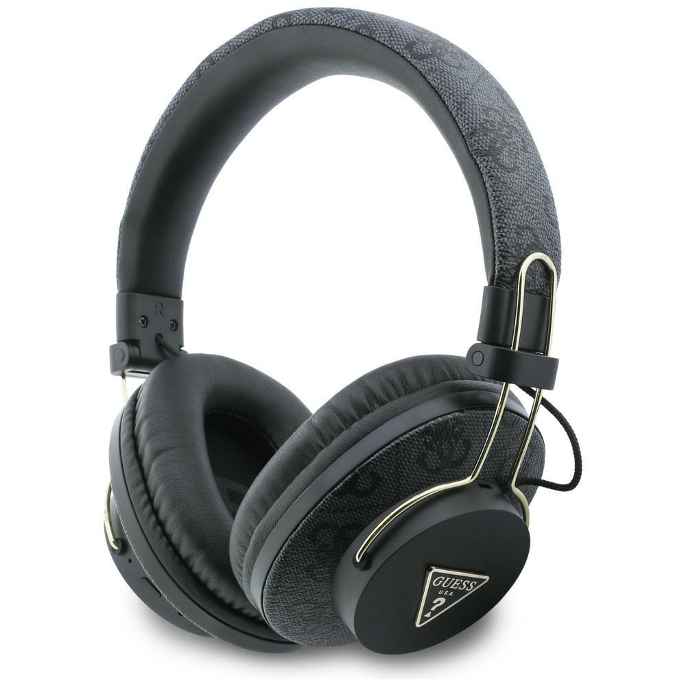 Guess Triangle Logo Bluetooth ENC Black On-Ear Headphones