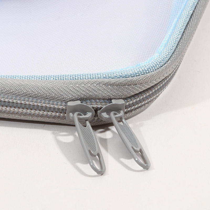 A4 Stationery Storage Bag Double-layer Mesh Zipper Bag Large Capacity Organizer Folders School Office Supplies Stationary Bag