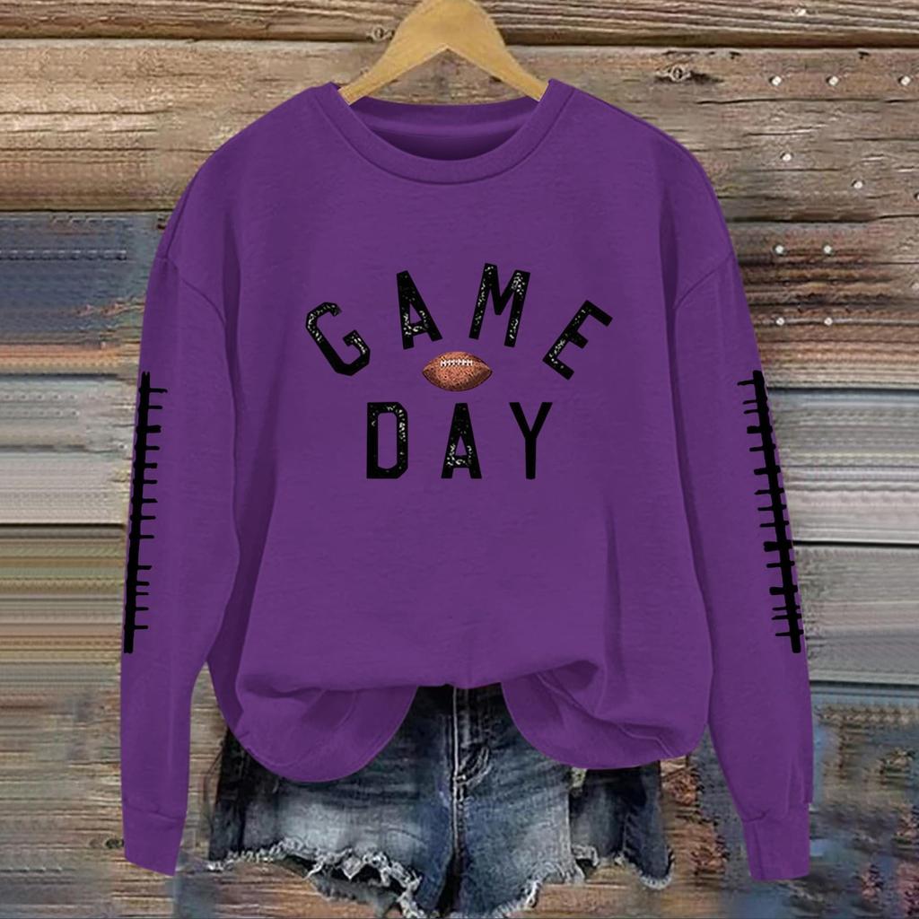 Женский модный и повседневный пуловер с длинными рукавами, принтом и круглым вырезом, спортивный топ-свитшот