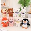 8 Styles Rabbit Plush Toys Little Animal Series Desktop Companion Bear Plush Doll  Kids Companion
