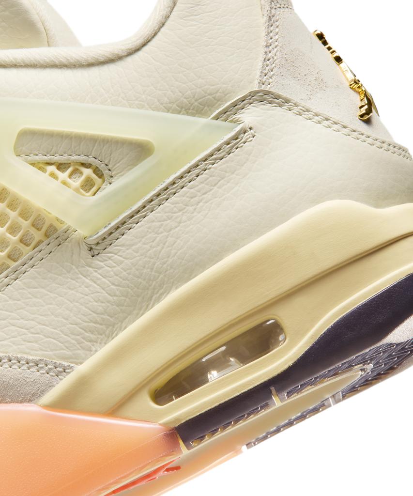 Nike Air Jordan 4 Retro Bird Of Paradise W - Coconut Milk:Bright Mango:Muslin / Hv0823-101