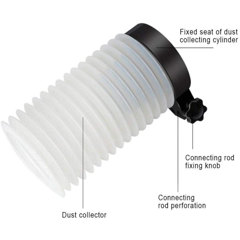 Светильник из ПВХ, электрическая дрель, резиновый пылесборник, электрический молоток, пылезащитный чехол, пыленепроницаемые аксессуары