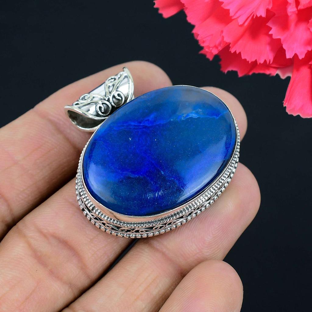 Подвеска из драгоценного камня лабрадорит, твердая подвеска из стерлингового серебра 925 пробы, ювелирный подарок для унисекс