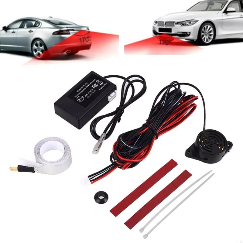 594E Car Auto Electromagnetic Parking No Holes Easy install Reverse Sonar 12V