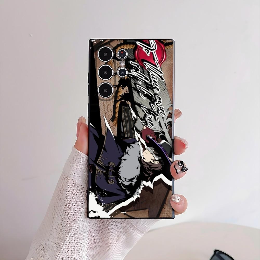 Чехол для телефона P-Persona 5 Аниме для Samsung Galaxy S25 S24 S22 S23 Ultra S21 S20 Plus 5G Матовый Нескользящий Полное Покрытие Мягкий Чехол