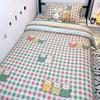 Cartoon Bed Three-piece Set Cute Quilt Cover Children Sheets Student Dormitory Bedding