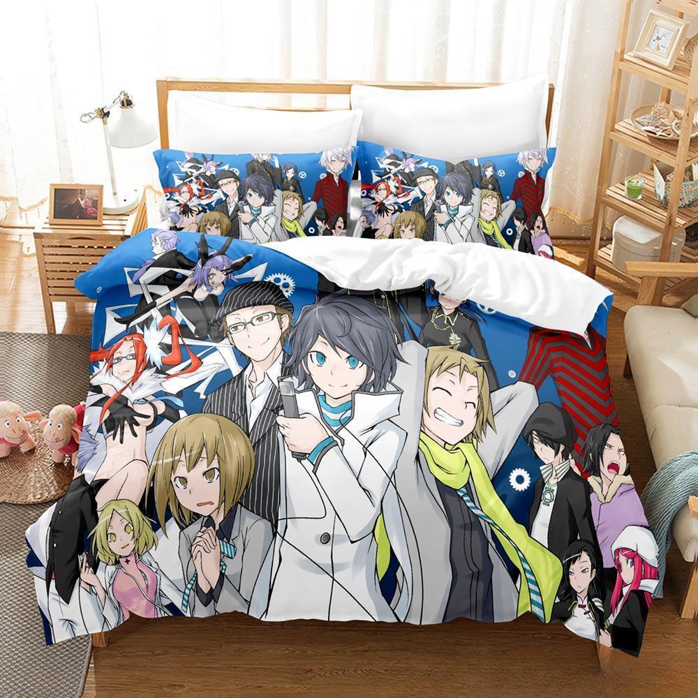 Модный 3D-принт Аниме Devil Survivor 2 Комплект постельного белья Односпальный Twin Full Queen King Размер Комплект постельного белья для спальни Взрослого Ребенка Комплекты с пододеяльником