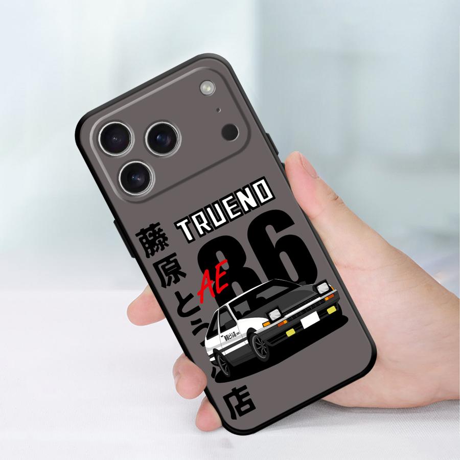 Япония Аниме Initial D Чехол для Apple iPhone 17 Pro Max 12 11 XR XS MAX 13 15 Pro 7 8 Air 16 14 Funda Чехол для телефона