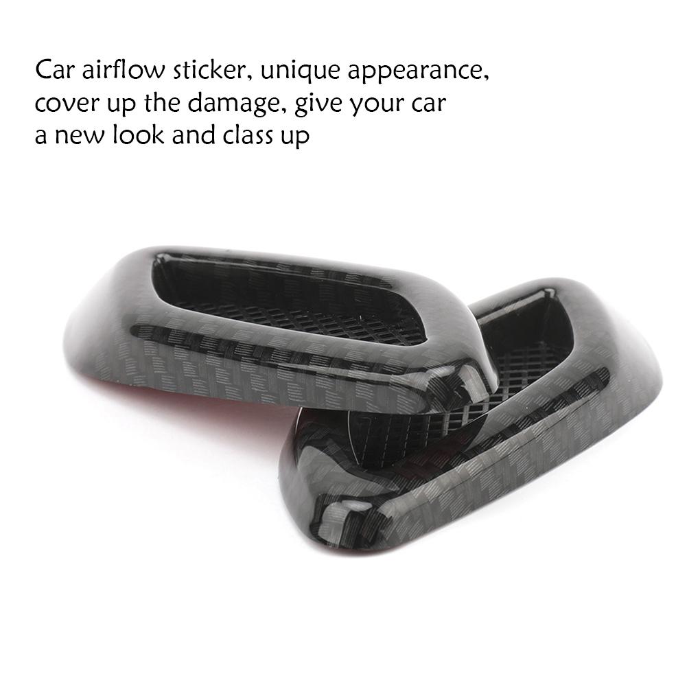 2 шт. воздухозаборник капот боковые вентиляционные отверстия украшения стиль наклейки