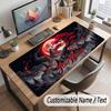Mushroom Forest Theme Customized Mouse Pad Personalized Print Name Text Desk Mat For Home Office Table Decor