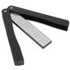 Складная точилка FanShaped DoubleSide Knife Blade Kitchen Sharpener Grinder Tool(черный )