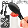 Multi-function Bottle Cans Opener Stainless Steel Multifunctional Spork  EDC Survival